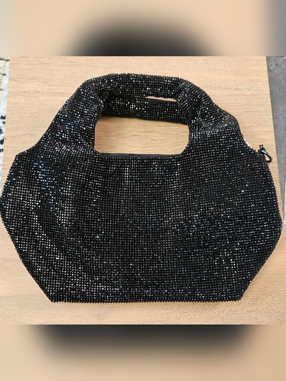 VICTORIA'S SECRET Diamante Shine Slouchy Mini Bag NEW MSRP $99 Bling Dress Bag
